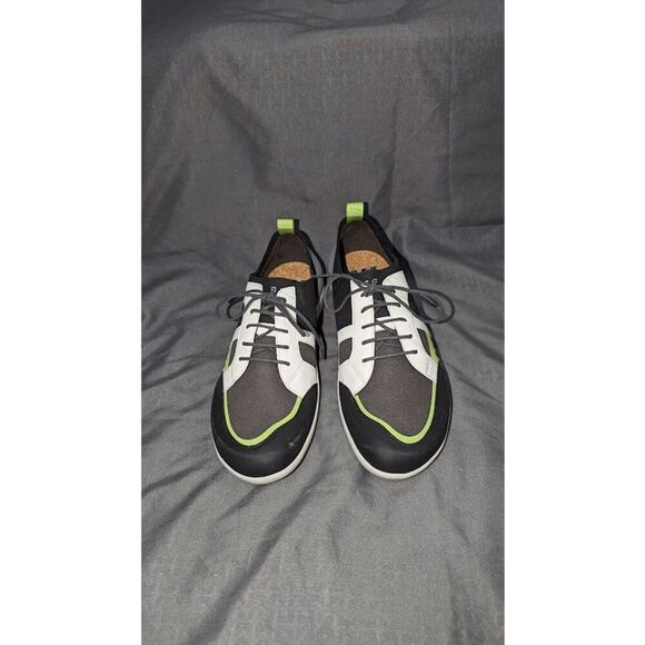 Wolky Shoes - Womens Wolky Walking Comfort Sneaker green, black, and white SZ: EU 37/ US 6.5